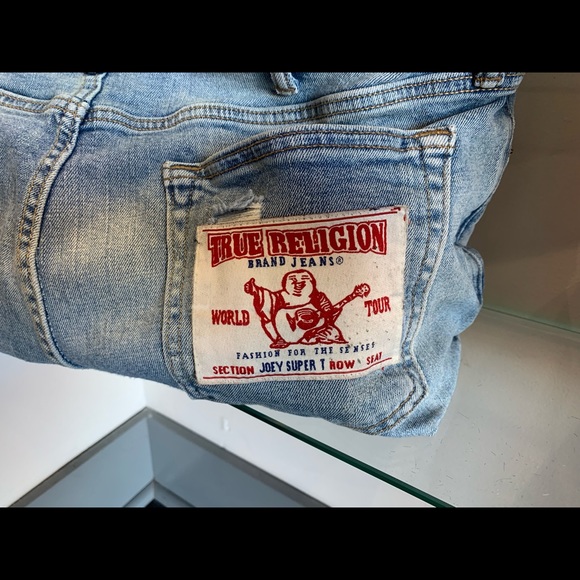 Large denim over the shoulder purse - Picture 4 of 4